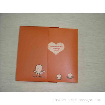 Plastic Big/Small/A4 Wedding Photo/Picture Album/Holder with Customzied Size and Printing